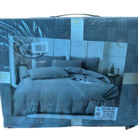 це комплект постільної білизни зі страйп-сатину. №15